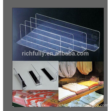 Clear PVC Shelf Divider